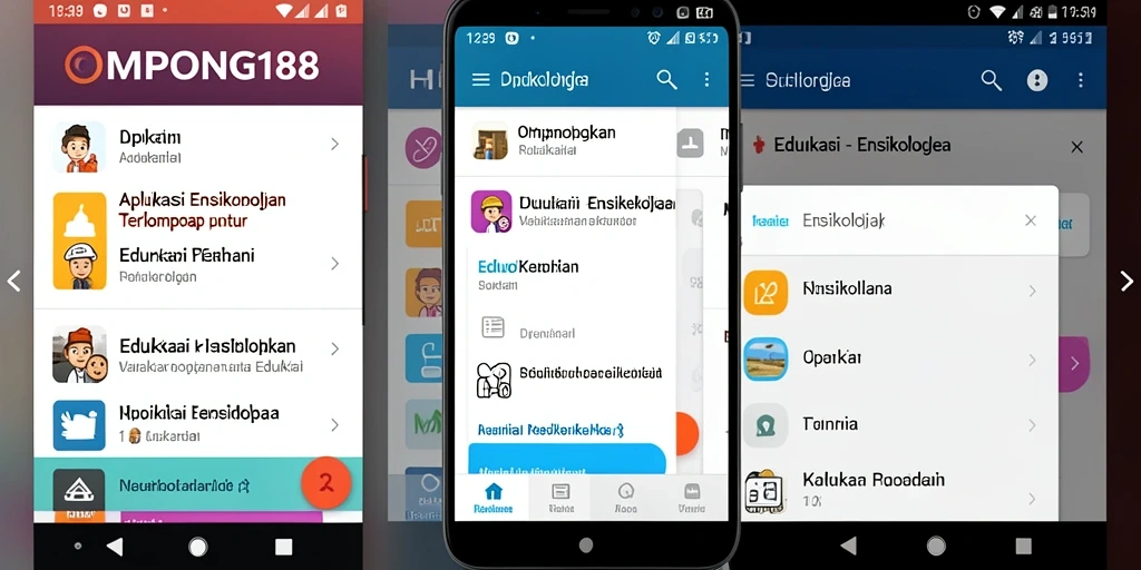 Antarmuka pengguna OMPONG188 yang menarik dan fungsional.