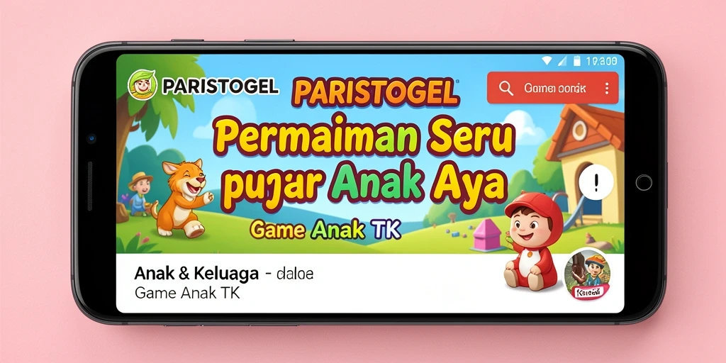 Antarmuka menarik dan ramah anak dari PARISTOGEL.