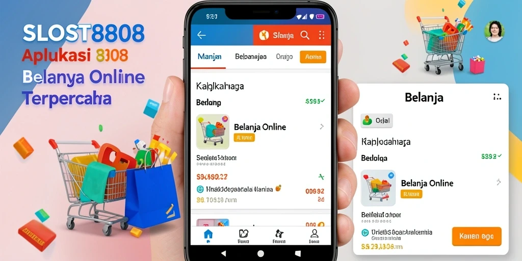 Antarmuka SLOST8808 yang sederhana dan fungsional untuk Belanja Online.