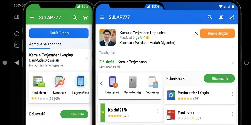 Antarmuka SULAP777 yang intuitif dan mudah dipahami.