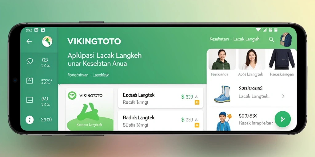 Tampilan antarmuka VIKINGTOTO dengan fitur Lacak Langkah yang menarik.